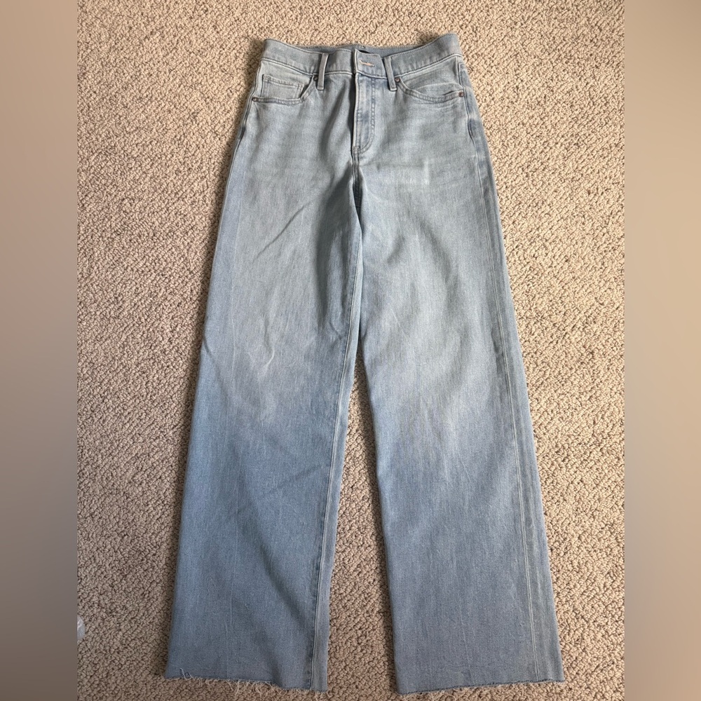 Express Light Blue Straight Leg Women's Jeans